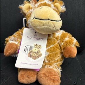 Warm Brown and Cream Stuffed Giraffe